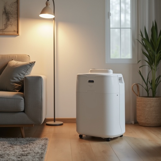 luchtontvochtiger woonkamer